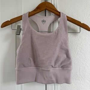 ALO Yoga Light Pink Sports Bra